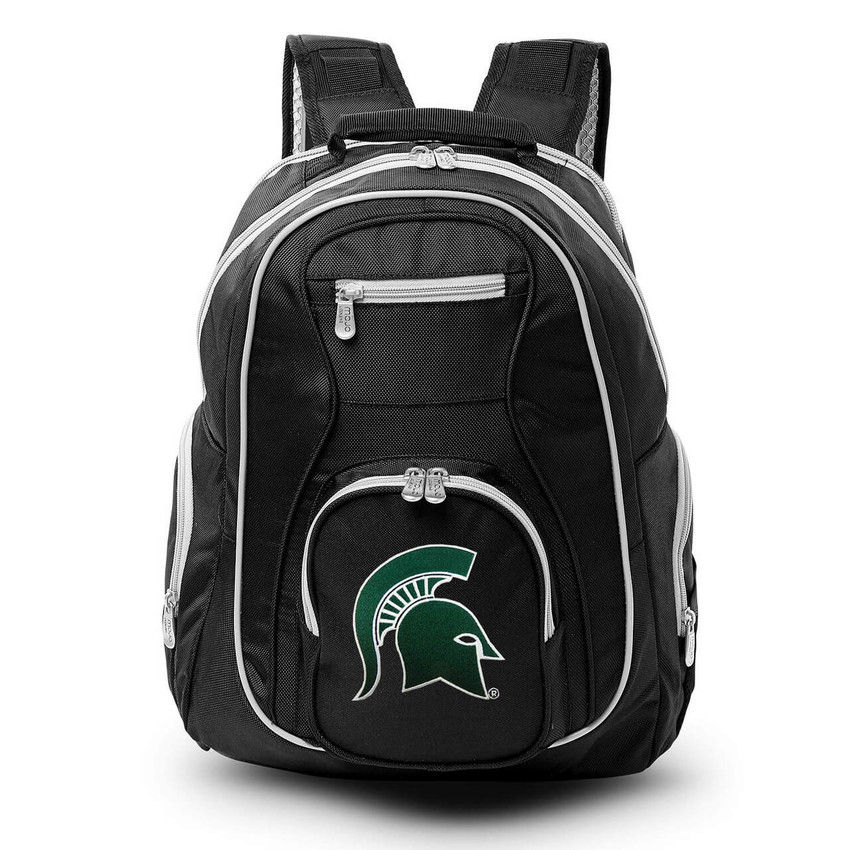 Michigan Spartans Premium 19" Premium Backpack with Color Trim