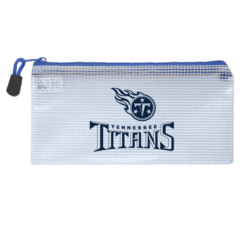 Tennessee Titans Clear Zippered Pencil Bag