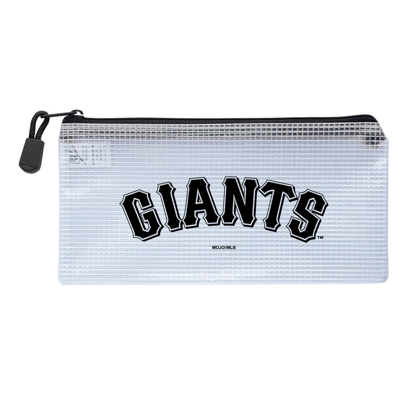 San Francisco Giants Clear Zippered Pencil Bag