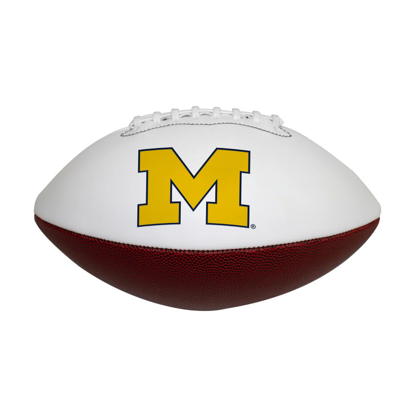 Michigan Wolverines Full Size Autographable Football