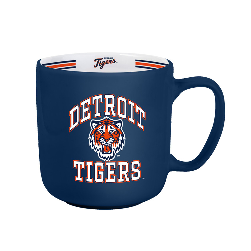 Detroit Tigers Coffee Mug 15oz Stripe Design
