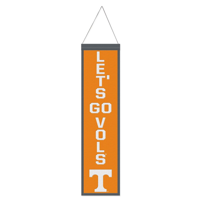 Tennessee Volunteers Banner Wool 8x32 Heritage Slogan Design