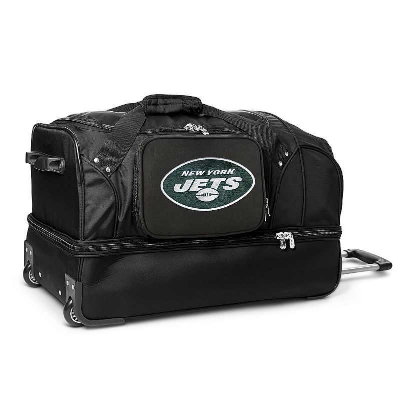 New York Jets 27" Drop Bottom Wheeled Duffel