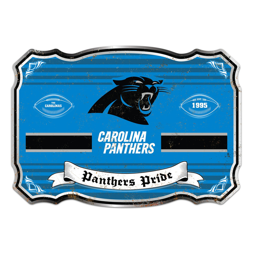 Carolina Panthers Giant Metal Sign