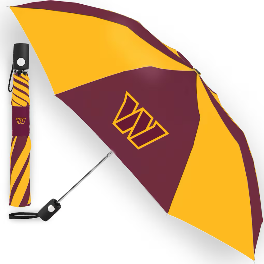 Washington Commanders 42 Inch Auto Folding Umbrella