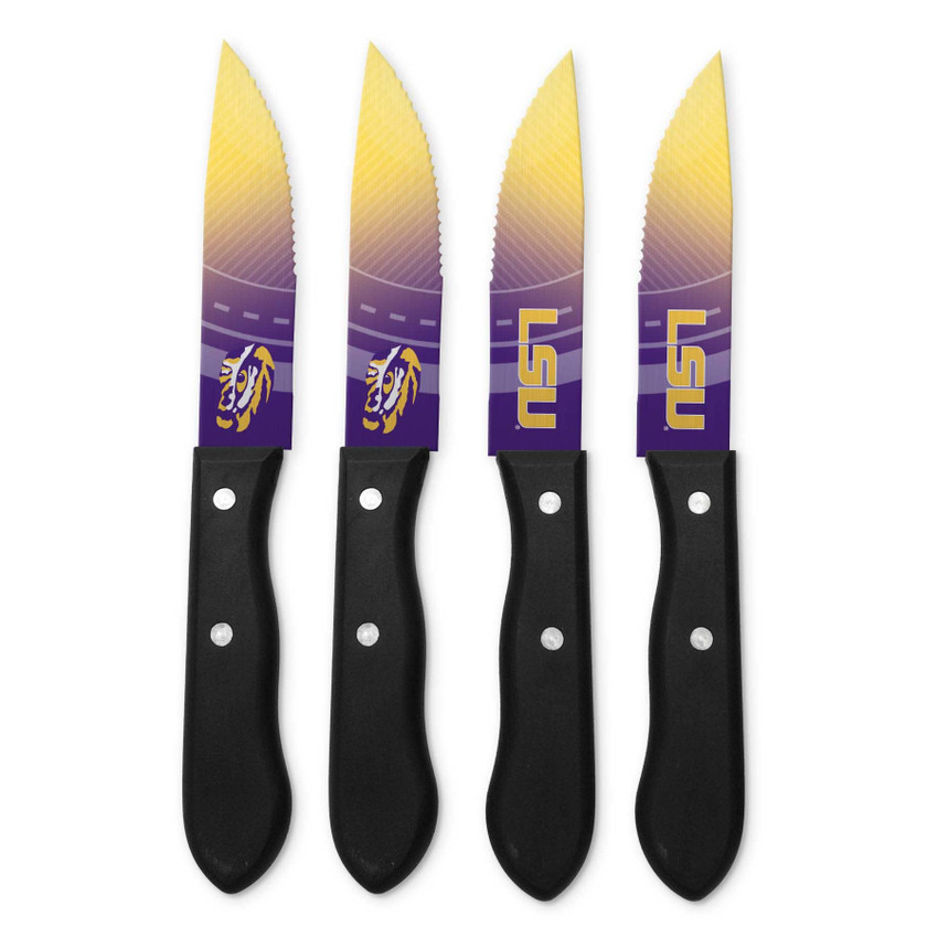 NCAA LSU Tigers 4pc Steak Knife Set
