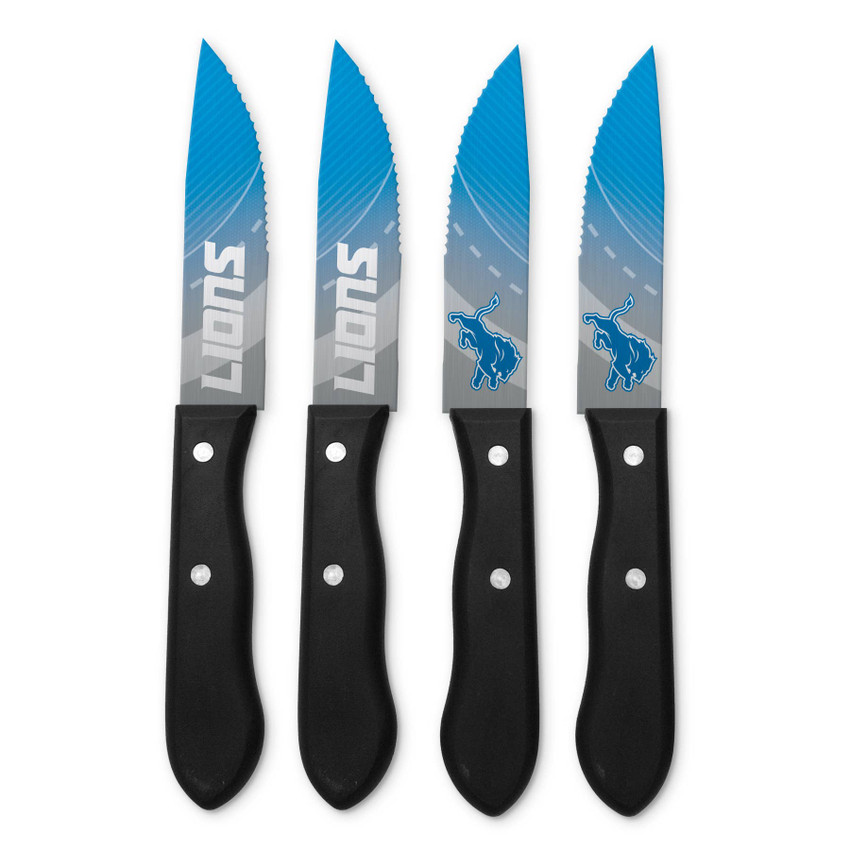 NFL Detroit Lions 4pc Steak Knife Set