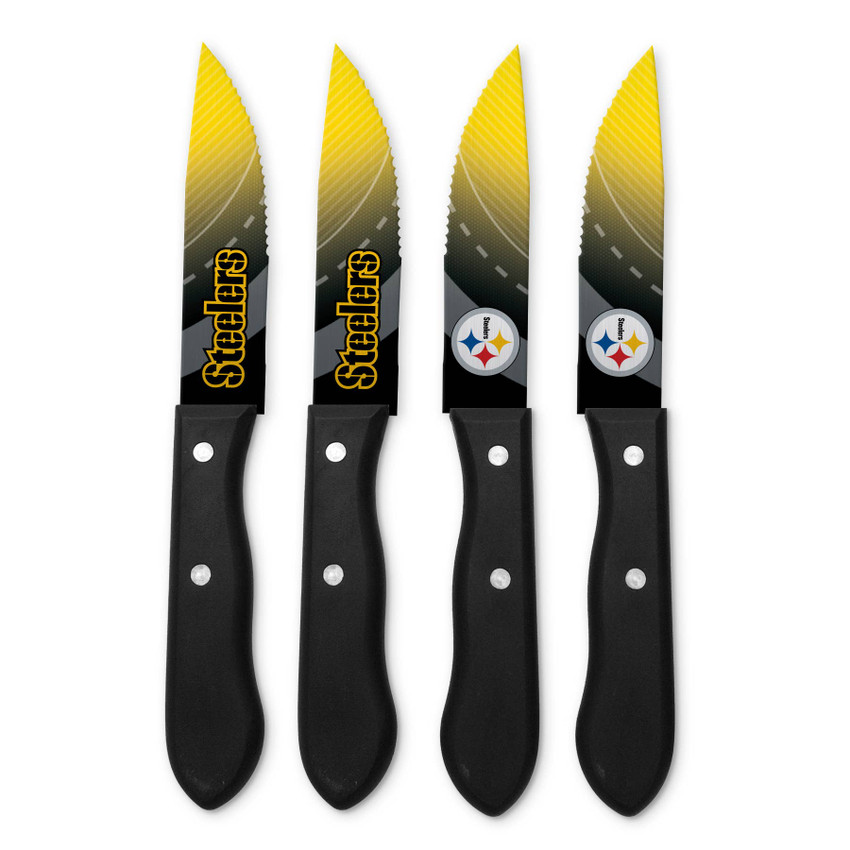 NFL Pittsburgh Steelers 4pc Steak Knife Set