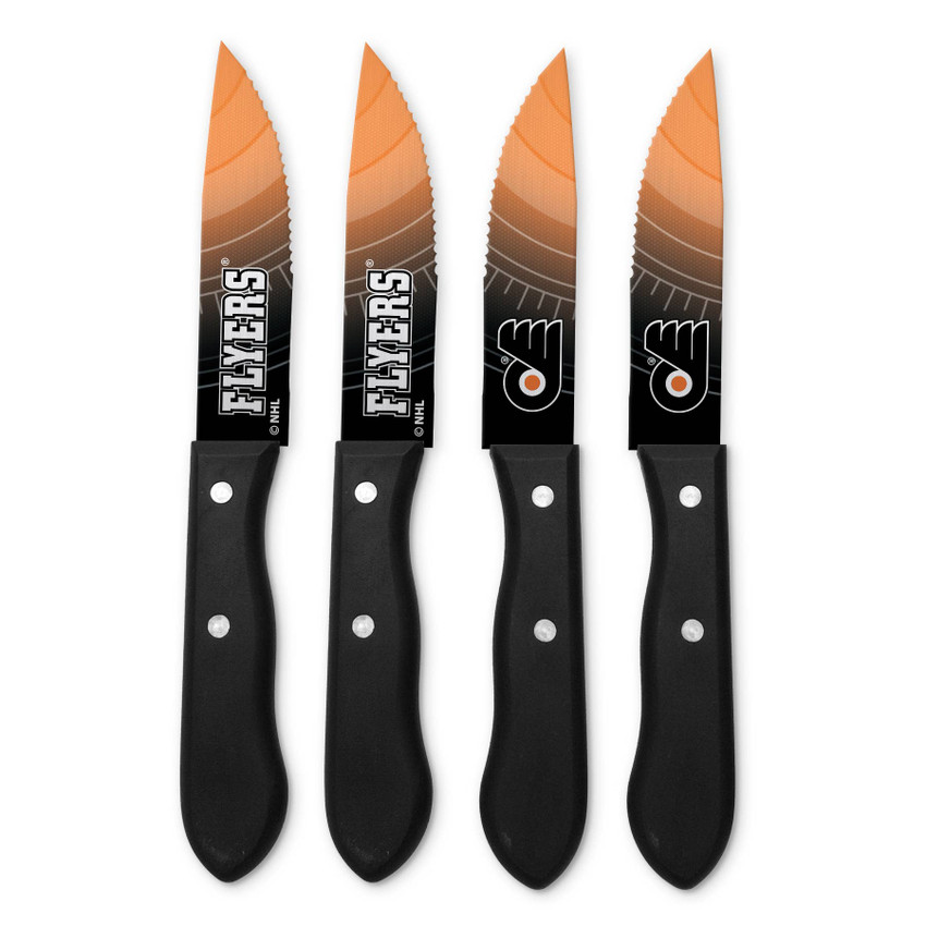 NHL Philadelphia Flyers 4pc Steak Knife Set