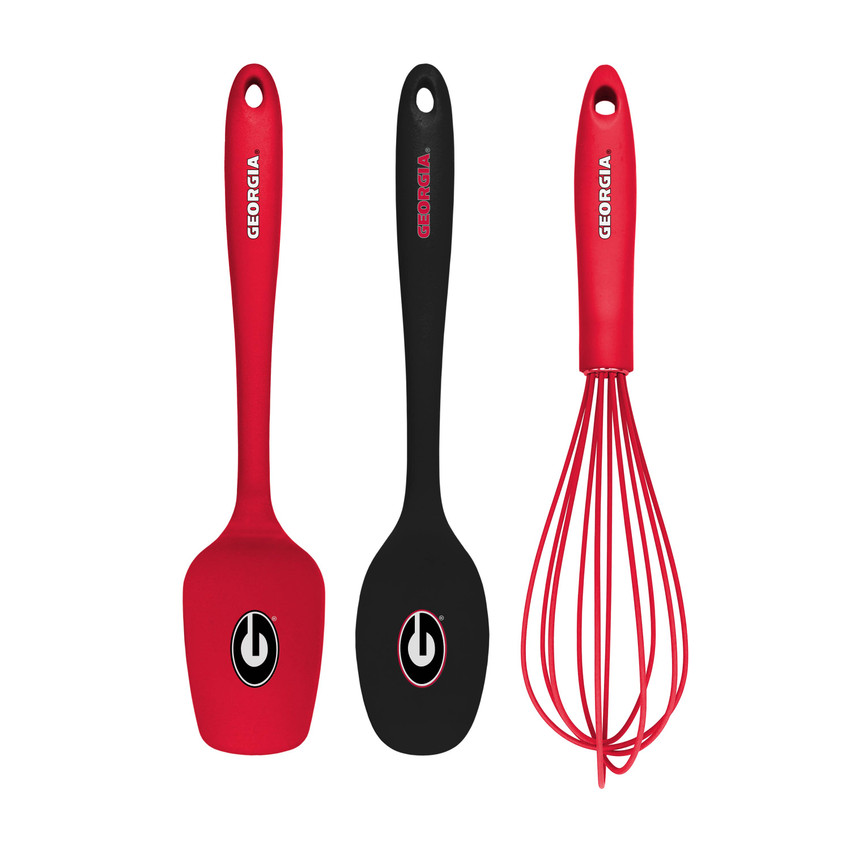 NCAA Georgia Bulldogs 3pc Kitchen Utensil Set