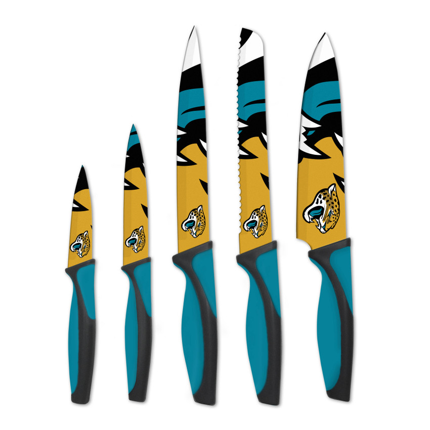 NFL Jacksonville Jaguars 5pc Kitchen Knife Set