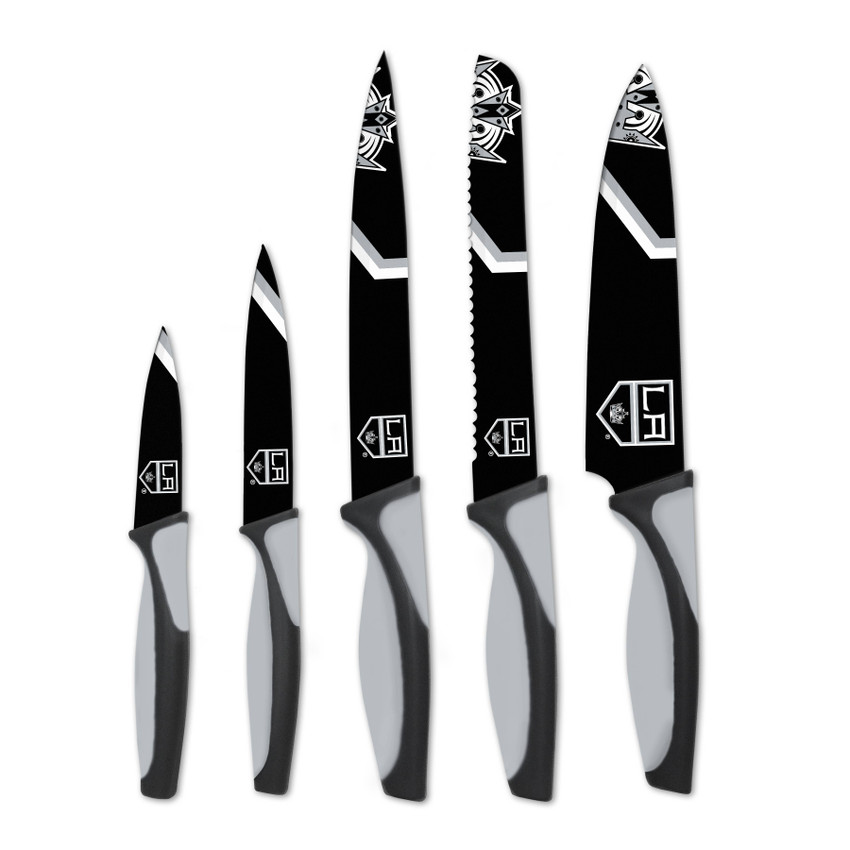 NHL Los Angeles Kings 5pc Kitchen Knife Set