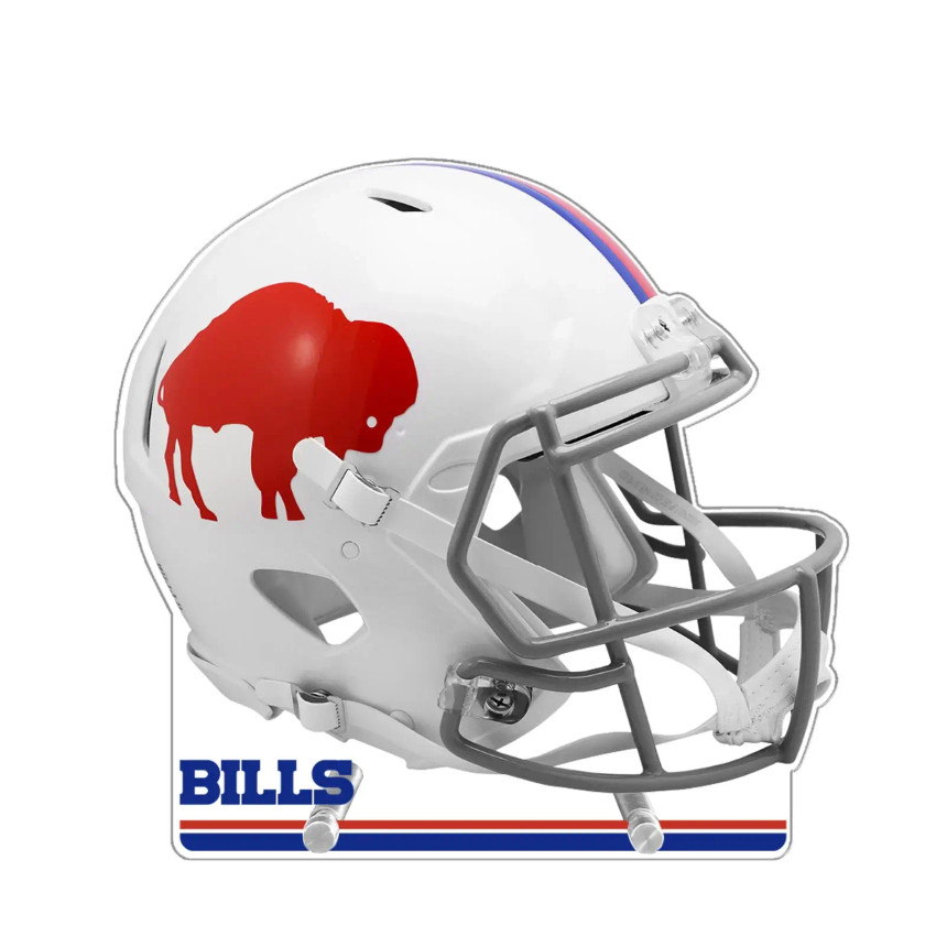 NFL Buffalo Bills Acrylic Standee - Throwback Helmet