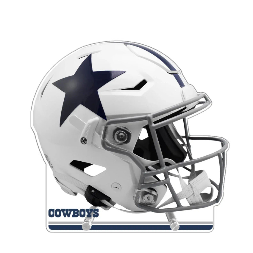 NFL Dallas Cowboys Acrylic Standee - Throwback Helmet 1