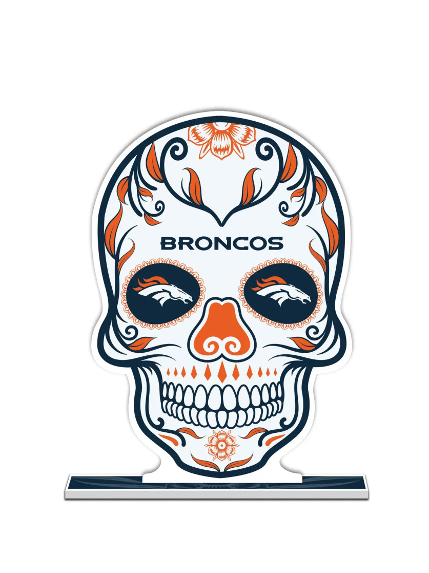 NFL Denver Broncos Standee - Throwback Helmet