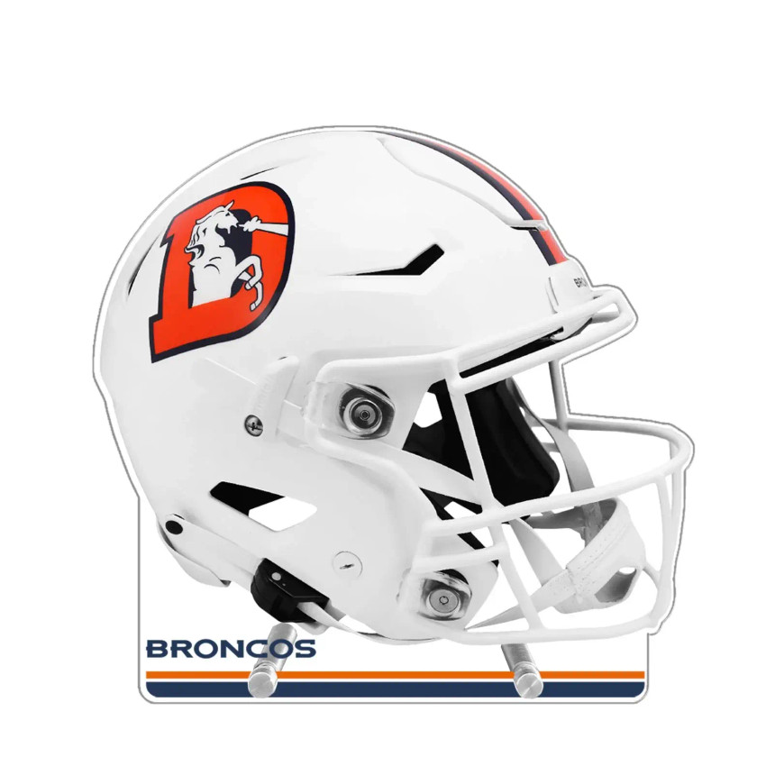 NFL Denver Broncos Acrylic Standee - Throwback Helmet