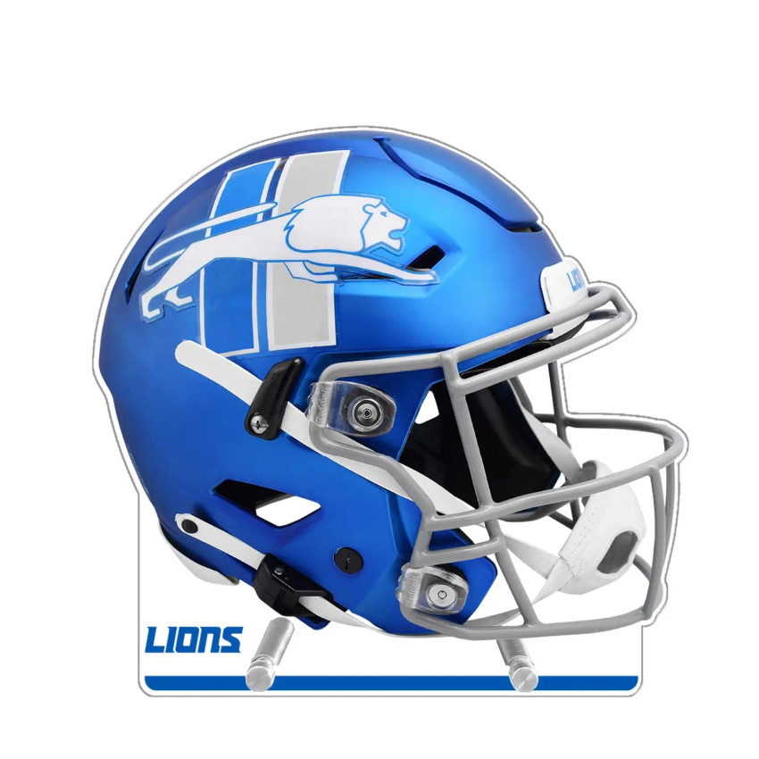 NFL Detroit Lions Acrylic Standee - Helmet