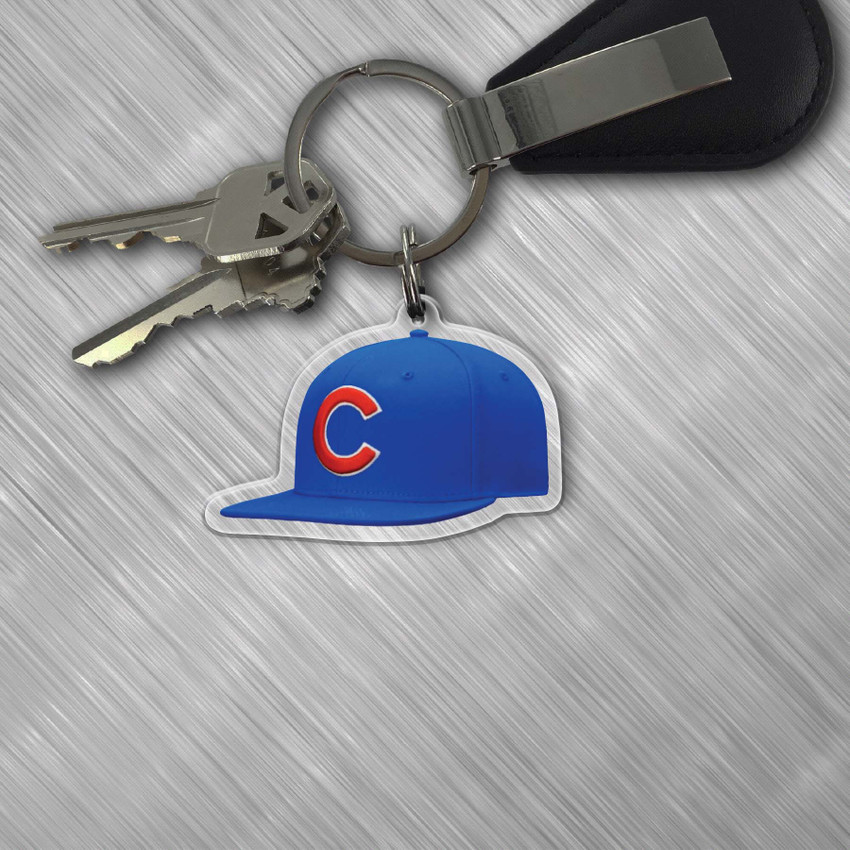 MLB Chicago Cubs Acrylic Keychain - Baseball Cap