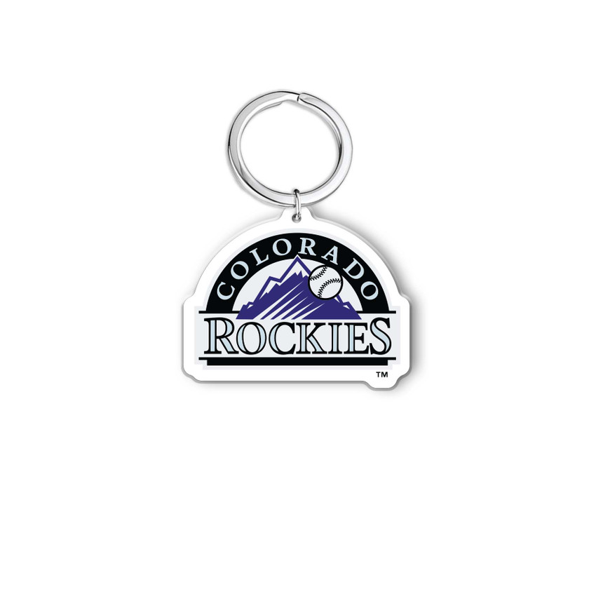 MLB Colorado Rockies Acrylic Keychain - Primary Logo
