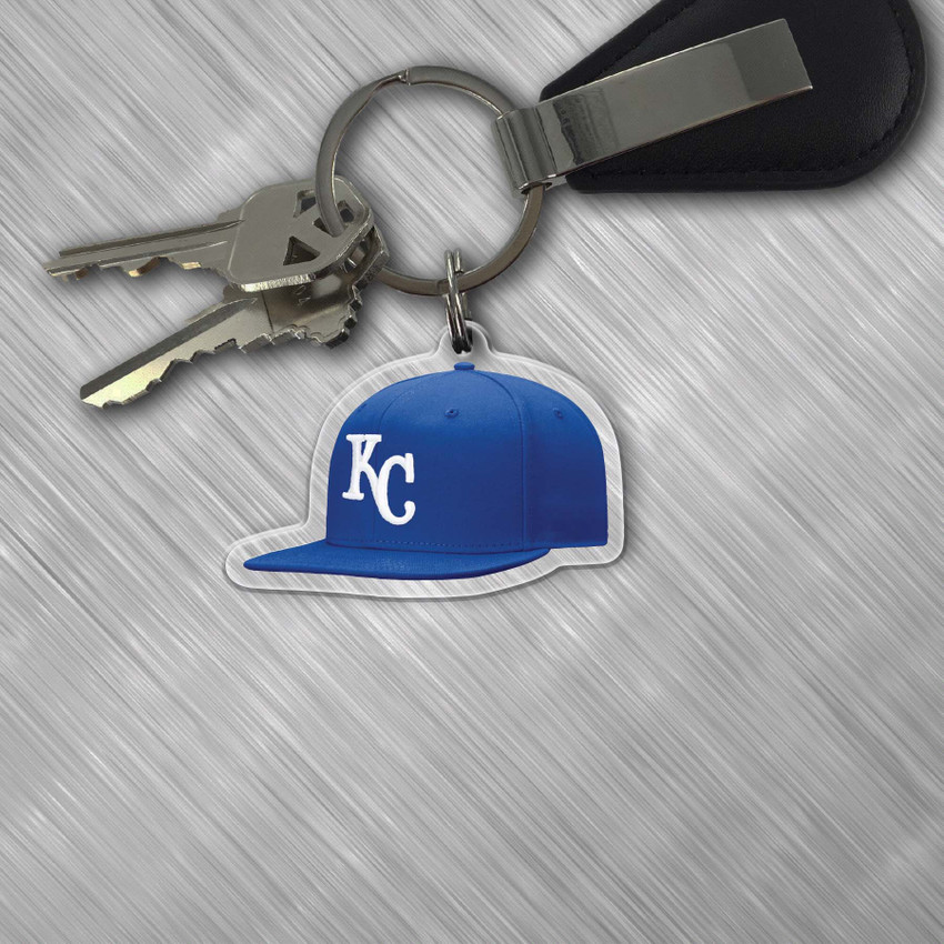 MLB Kansas City Royals Acrylic Keychain - Baseball Cap