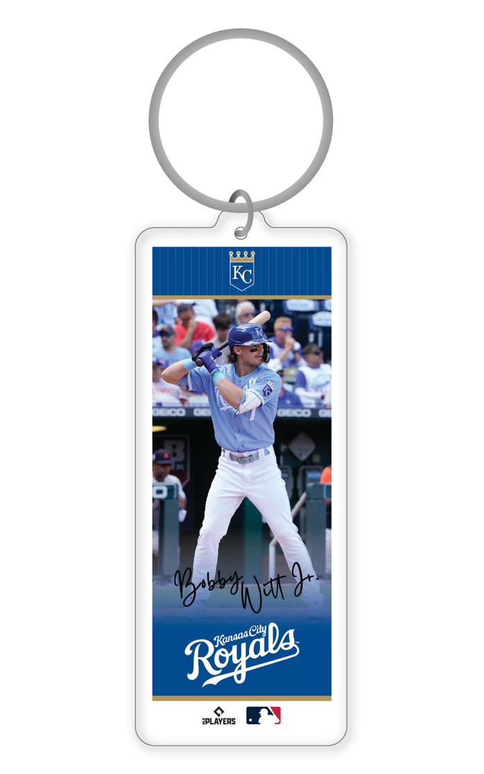 MLB Kansas City Royals Bobby Witt Jr Acrylic Player Keychain -