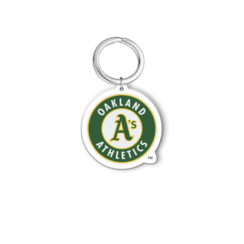 MLB Oakland Athletics Acrylic Keychain - Baseball Cap
