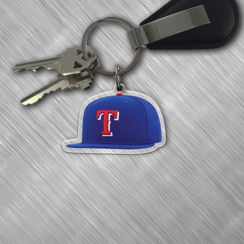 MLB Texas Rangers Acrylic Keychain - Baseball Cap