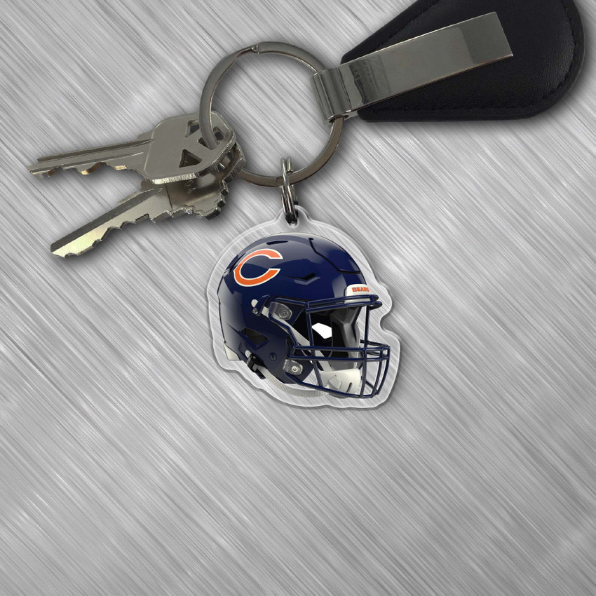 NFL Chicago Bears Acrylic Keychain - Helmet