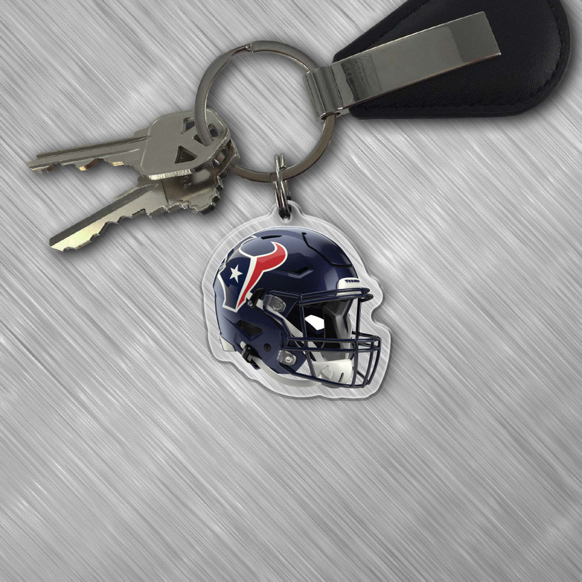 NFL Houston Texans Acrylic Keychain - Helmet