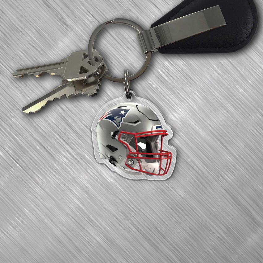 NFL New England Patriots Acrylic Keychain - Helmet