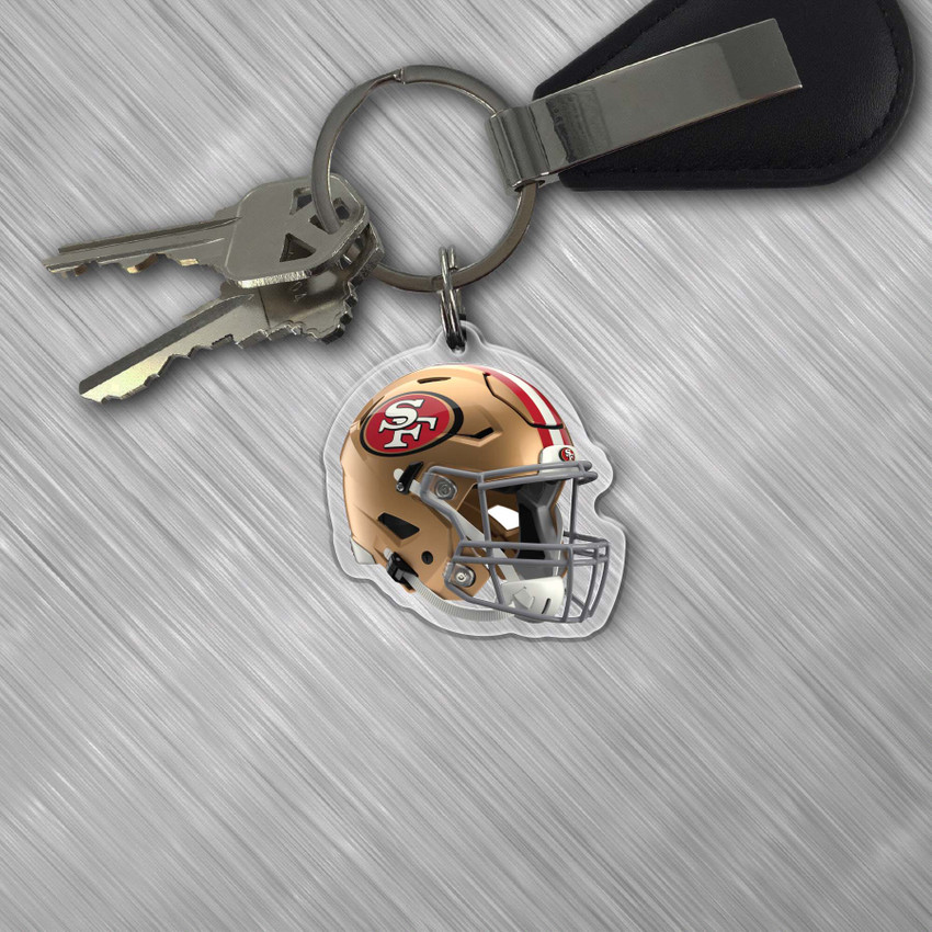 NFL San Francisco 49ers Acrylic Keychain - Primary Logo