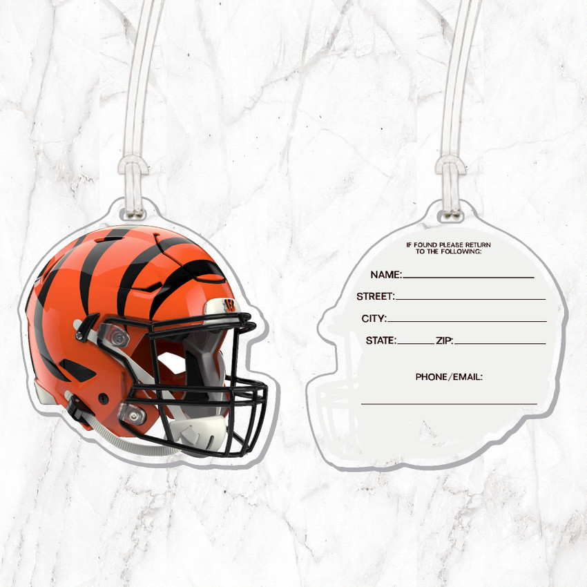 NFL Cincinnati Bengals Acrylic Luggage Tag