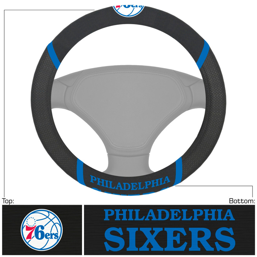 NBA - Philadelphia 76ers Steering Wheel Cover 15"x15"