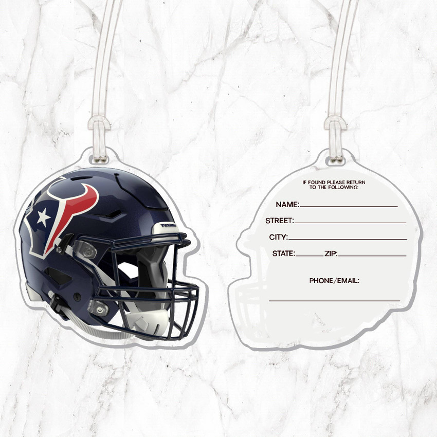 NFL Houston Texans Acrylic Luggage Tag