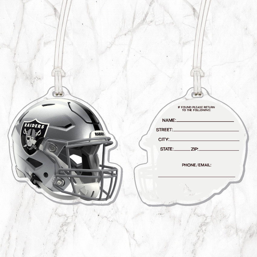 NFL Las Vegas Raiders Acrylic Luggage Tag