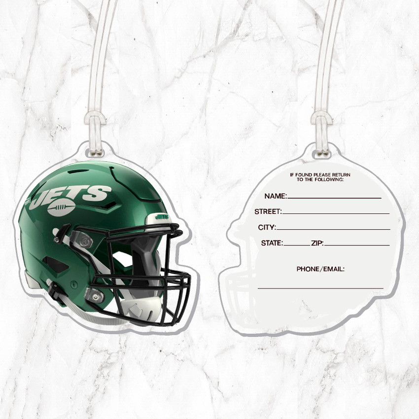 NFL New York Jets Acrylic Luggage Tag