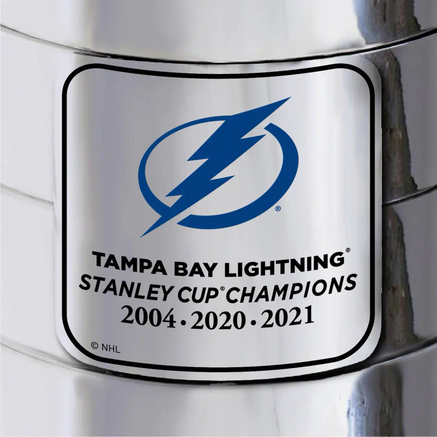NHL Tampa Bay Lightning 3 Time Champions Replica Stanley Cup