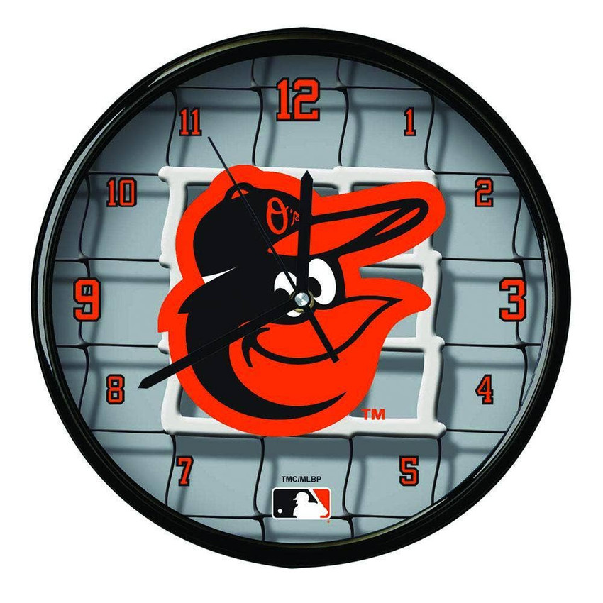 Baltimore Orioles 12" Team Net Clock