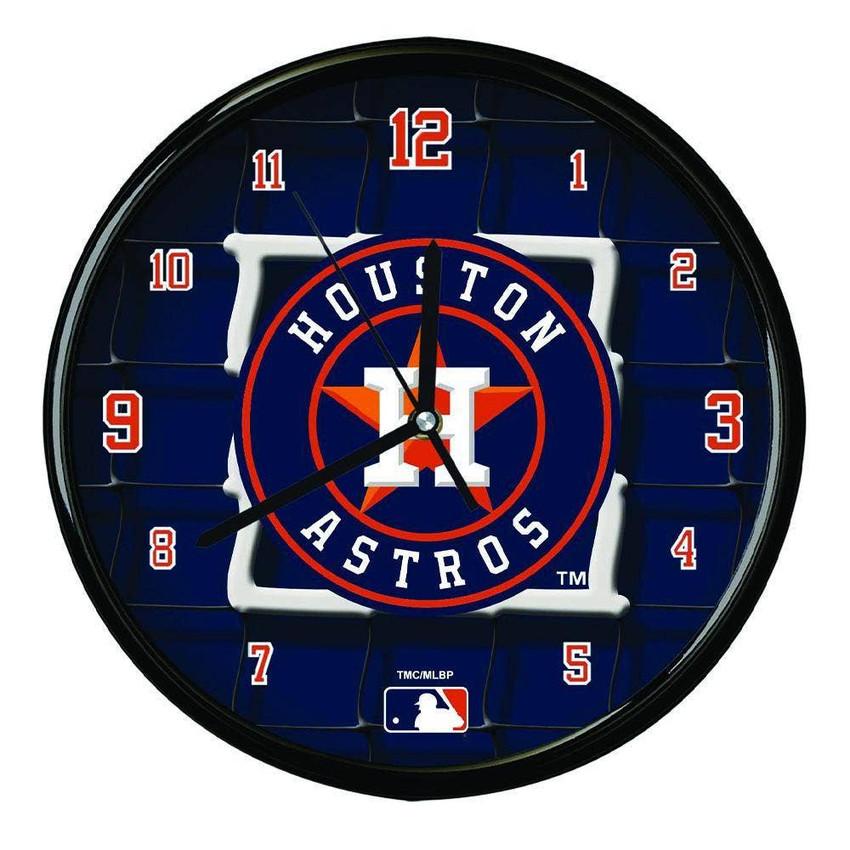 Houston Astros 12" Team Net Clock