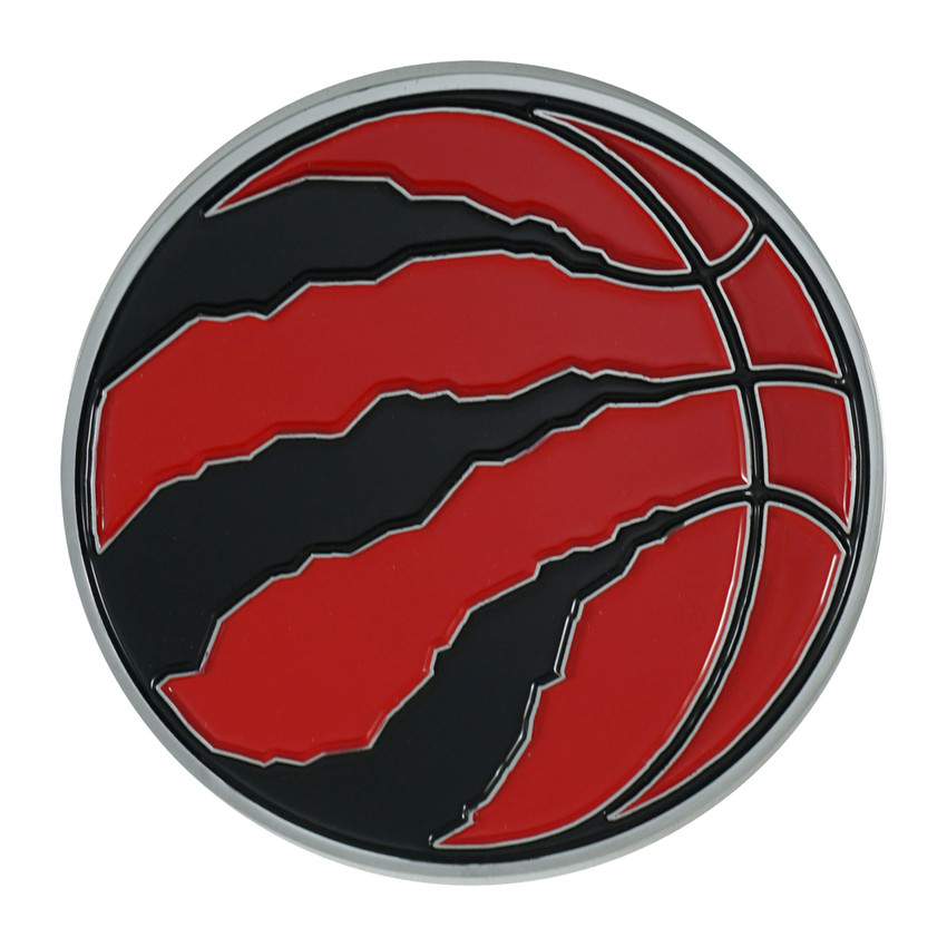 Toronto Raptors 3D Color Metal Emblem Clawed Basketball Primary Logo