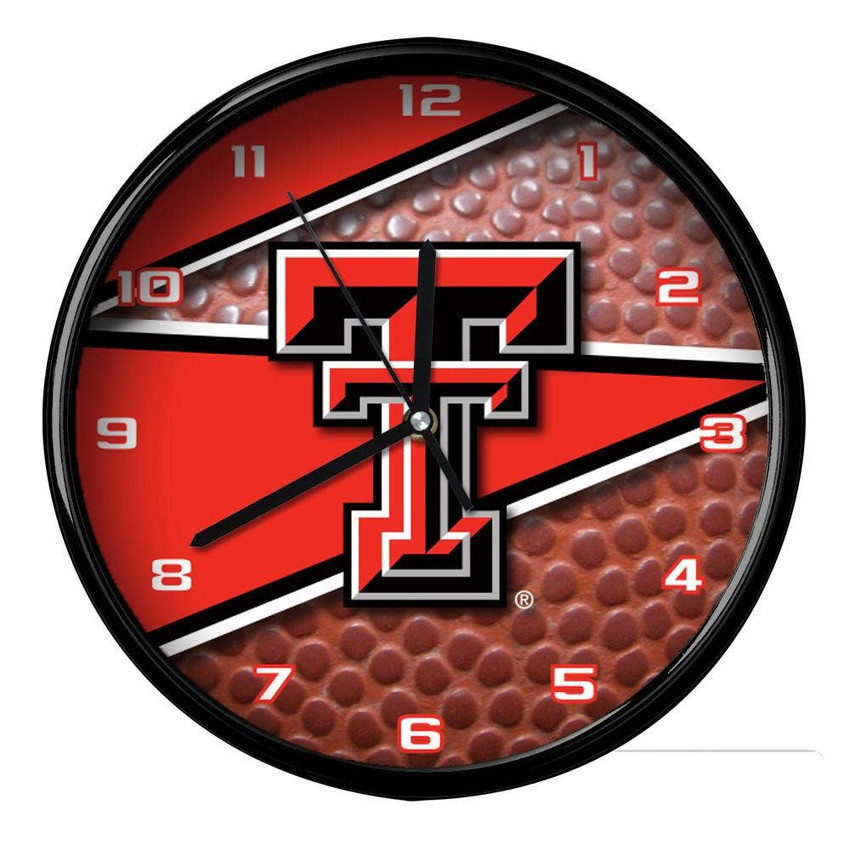 Texas Tech Red Raiders 12" Football Clock