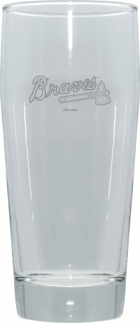 Atlanta Braves 16oz Pub Pilsner w/Etched Logo