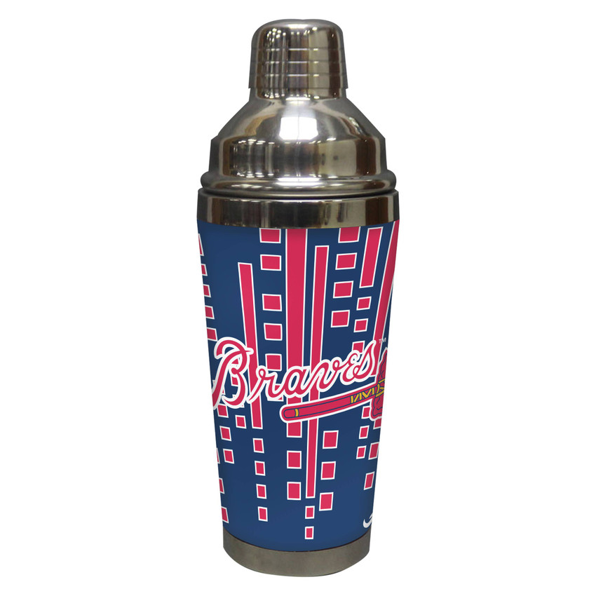 Atlanta Braves Stainless Steel Cocktail Shaker