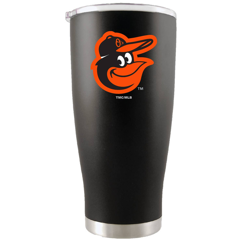 Baltimore Orioles 20oz Black Tumbler w/Color Logo