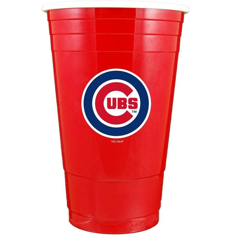 Chicago Cubs Red Plastic Cup