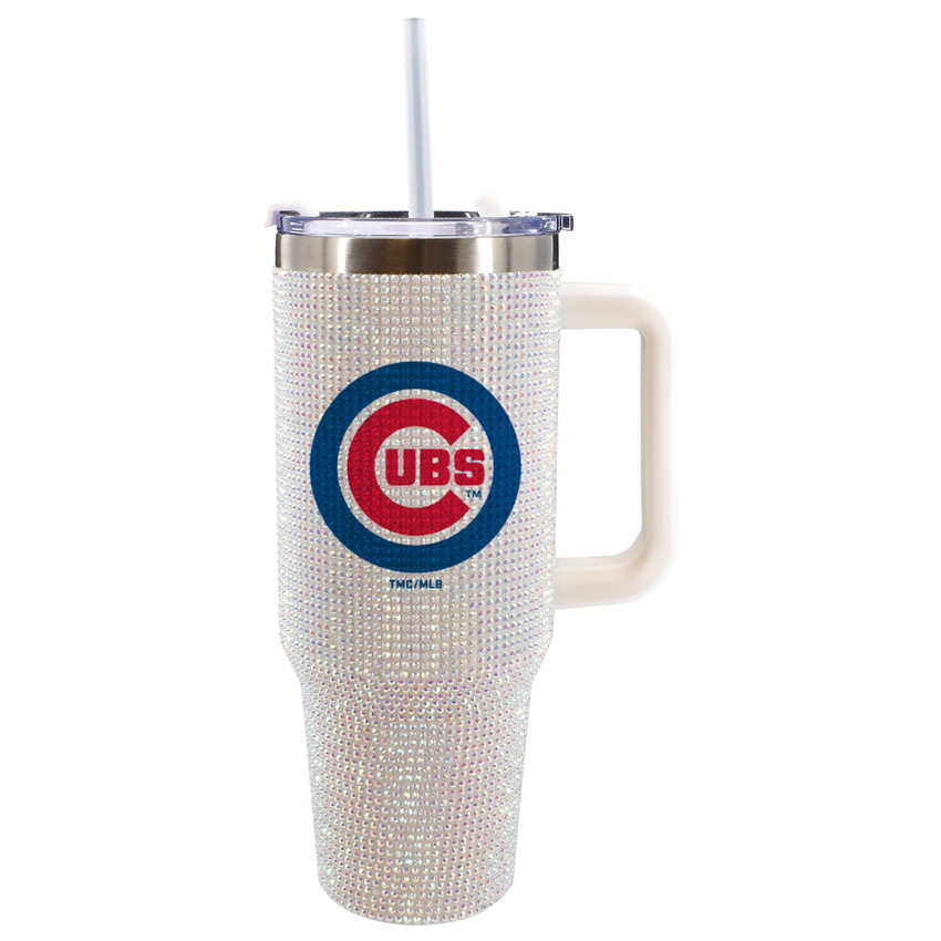 Chicago Cubs 40oz Bling Tumbler
