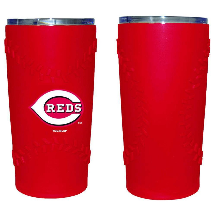 Cincinnati Reds 20oz Tumbler w/Silicone Wrap