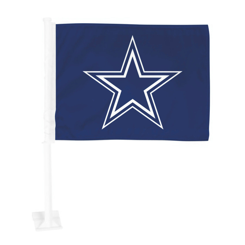 Dallas Cowboys Car Flag Large 1pc 11" x 14" Star Primary Logo