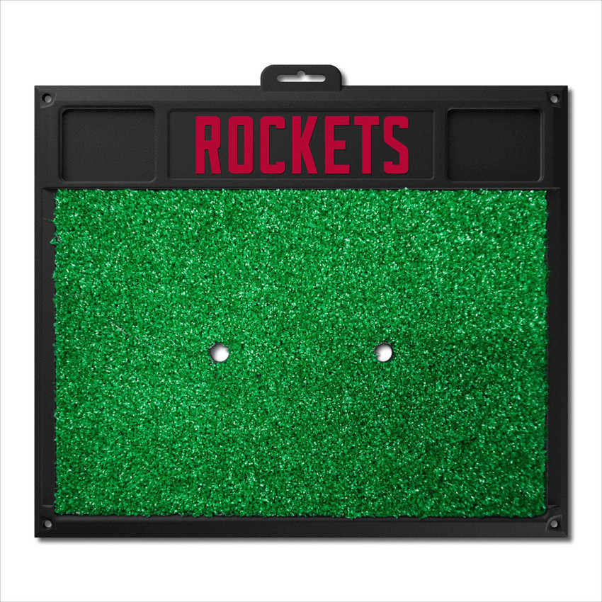 Houston Rockets Golf Hitting Mat Wordmark