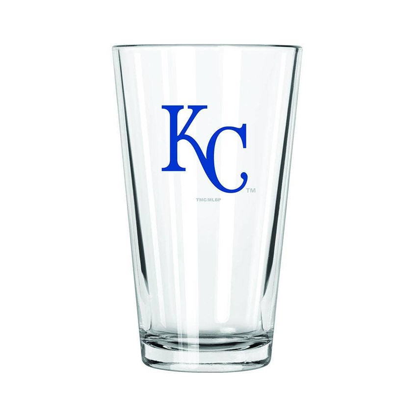 Kansas City Royals 16oz Pint Glass w/Color Logo